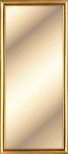Lustro rama drewniana złota 80x180