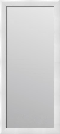 Lustro z ramą biały połysk 80x180