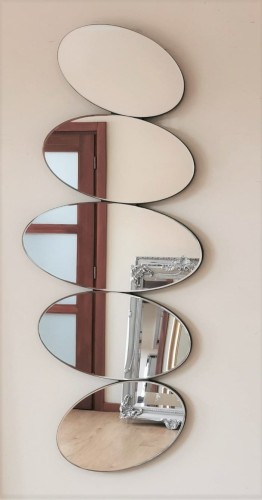 Dekoracja lustrzana na ścianę 52x120