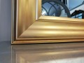 Lustro klasyczne złote 65x85