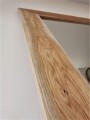Duże lustro z prostą ramą dąb bagienny 100x190