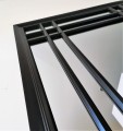 Lustro okno czarne 80x115