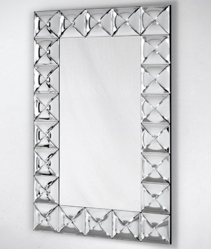 Unikatowe lustro z ramą lustrzaną 75x121