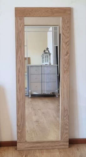 Lustr z ramą dębową 60x160