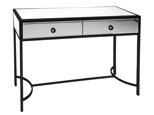 Konsola loftowa srebrno czarna
