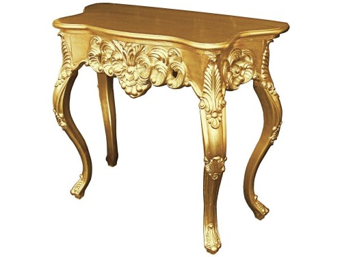 Złota stylizowana konsola 83x37x74