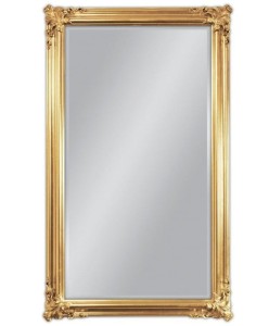 Lustro stylowe barokowe w złotej oprawie 90x150