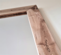 Piękne lustro rustykalne z ramą jesionową 70x120