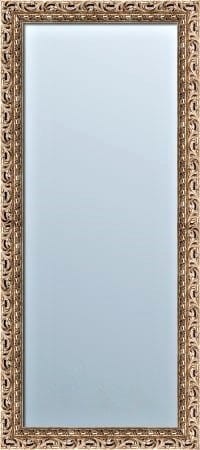 Lustro ażurowe szampańskie srebro 80x180