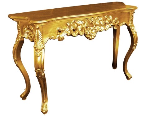 Złota stylizowana konsola 115x37x74
