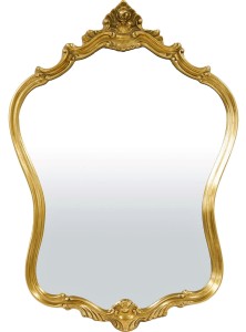 Lustro złote do łazienki,  salonu