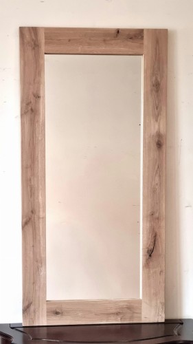 Proste lustro ścienne DĄB NATUR 60X120