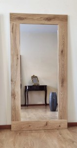 Lustro dębowe NATUR OLEJOWANE 90x180