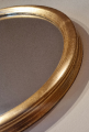 Lustro owalne złote 35 x 45