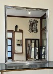 Lustro srebrne  rama profilowana aluminiowa 60x80