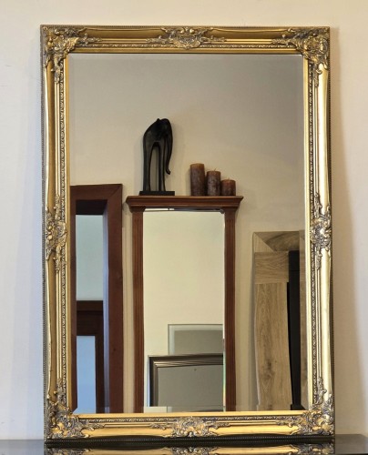 Lustro barokowe złote 75x105