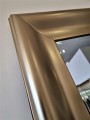 Eleganckie duże lustro w złotej ramie 100x190