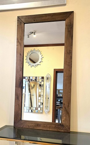 Lustro dębowe NATUR ORZECH 8 60x120