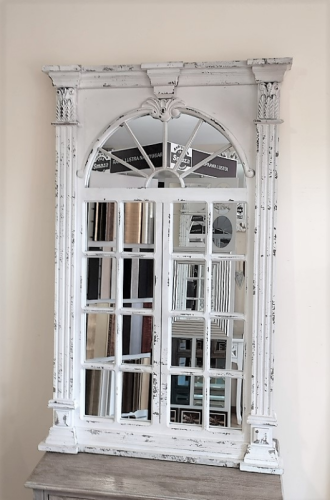 Stylowe lustro okno 83x132