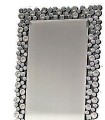Lustro stojące ażurowe z kryształkami 50x150