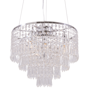 Lampa wisząca z kryształową oprawą PORTO