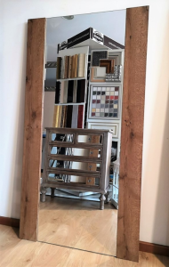 Lustro w nowoczesnej ramie dębowej 85X165