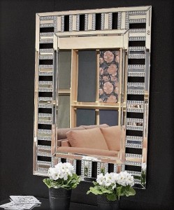 Kryształowe lustro  JS-51 73x103cm