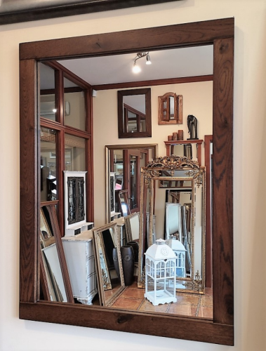 Lustro łazienkowe dębowe NATUR ORZECH 5/90 60x80