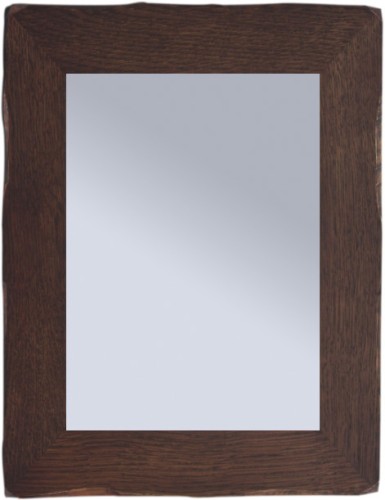 Lustro dębowe rustykalne do łazienki 60x80