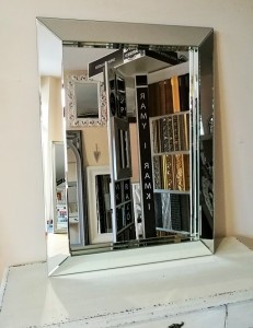 Lustro prostokątne rama lustrzana 66x90