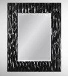 Lustro dekoracyjne czarne 78x98