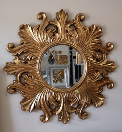 Artystyczne lustro słońce