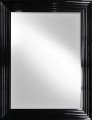 Lustro z ramą czarny połysk 66x86