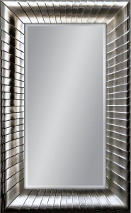 Duże srebrne lustro 100x160
