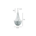 Lampa wisząca ROMA BLACK