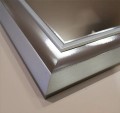 Lustro glamour srebrne 90x90