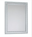 Lustro z ramą lustrzaną i kryształkami 75x100