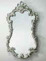 Lustro srebrne barokowe 66x122