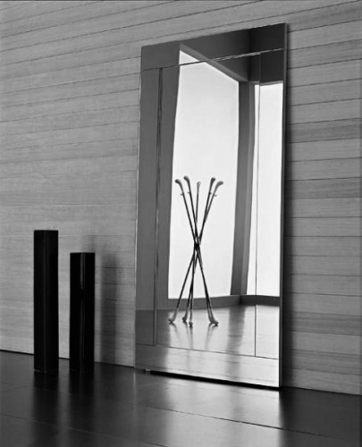 Proste lustro z ramą lustrzaną 80x180