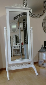 Lustro stojące ozdobna rama 84x192