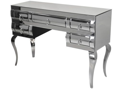 Toaletka w stylu glamour lustrzana 120x42x80