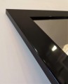 Klasyczne lustro z prostą ramą czarną 73x133