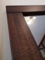 Lustro z ramą drewnianą Orzech 80 x 160