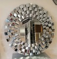 Lustro z cudowną ramą lustrzaną okrągłe 100x100