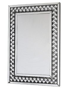 Lustro z ramą kryształową 80x113