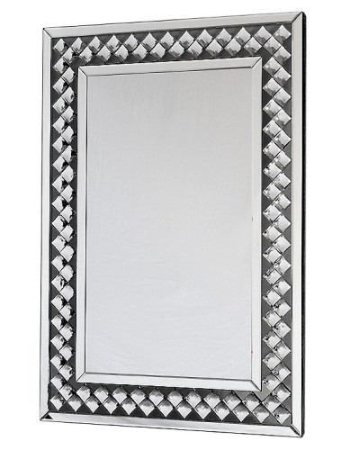 Lustro z ramą kryształową 80x113