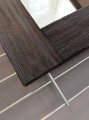 Lustro z ramą drewnianą szczotkowaną WENGE 60X160