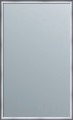 Lustro srebrne matowe z ramą aluminiową 80x130