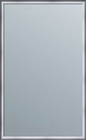 Lustro srebrne matowe z ramą aluminiową 80x130