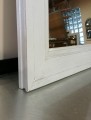 Lustro dębowe do przedpokoju, białe przecierane 70x170